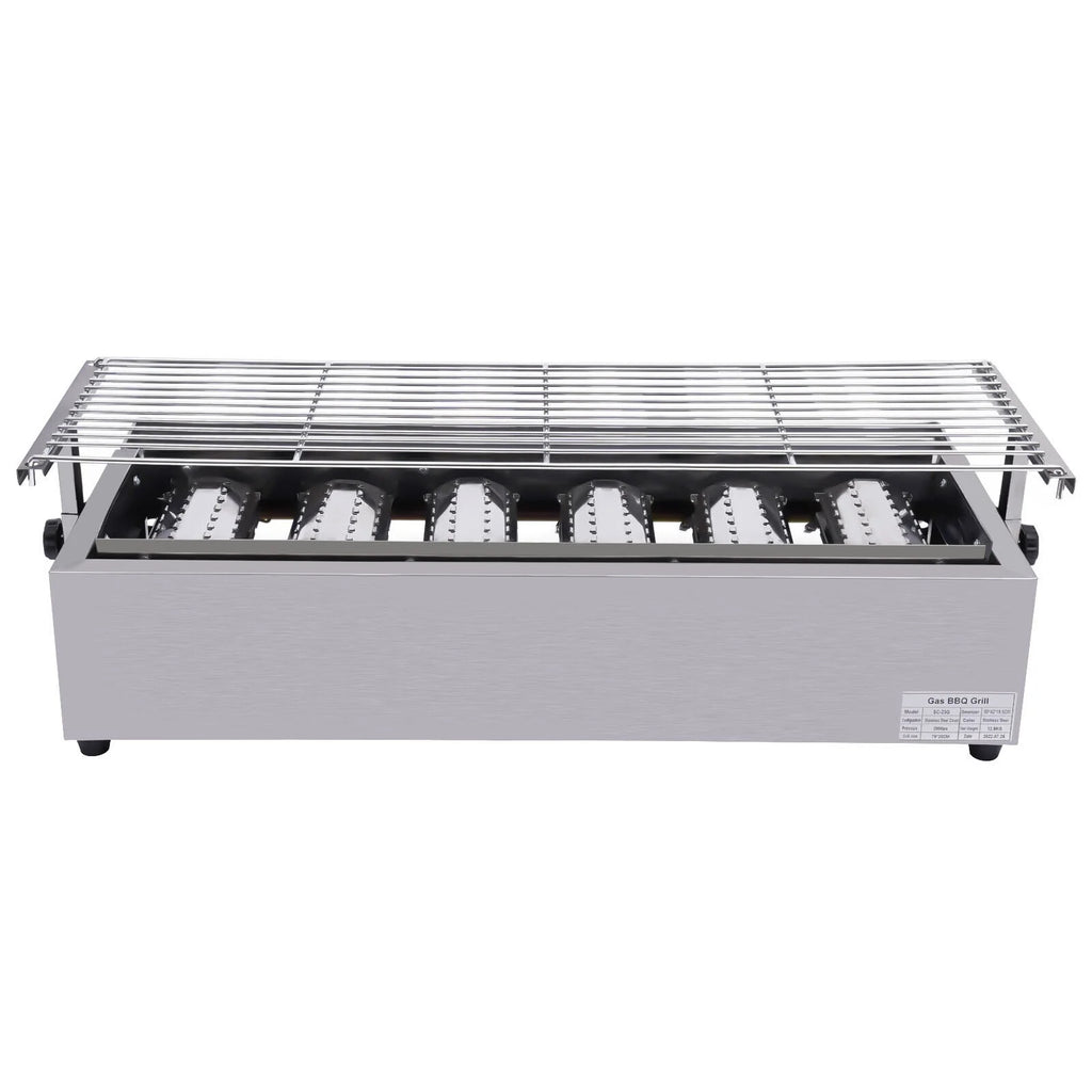 6 Burner LPG Gas Grill Griddle D46120