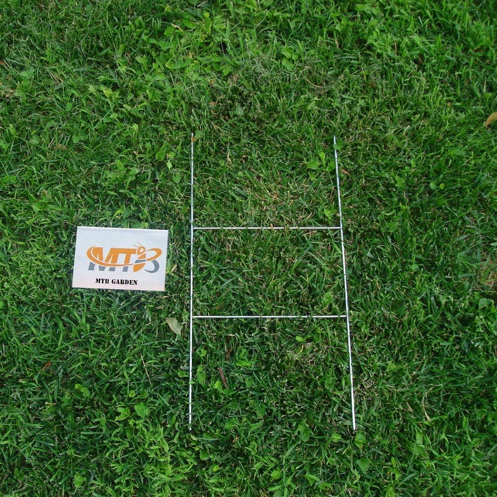 20 x10-inch 9ga Metal Yard Sign Stakes (Pkg of 50) I319