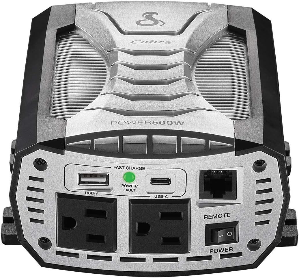 2500W Power Inverter with 4 AC Outlets and 2 USB Ports P8895