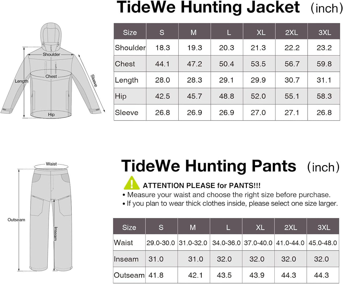 Hunting Jacket and Pants with Fleece Lining O659