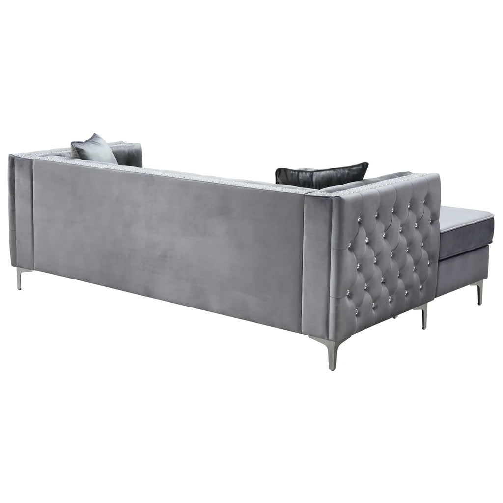 Gray Sofa Chaise I625030