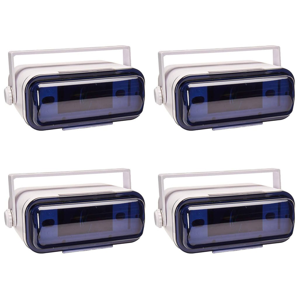 White 4 Pack Waterproof Marine Stereo Radio Housing Case Cover K803