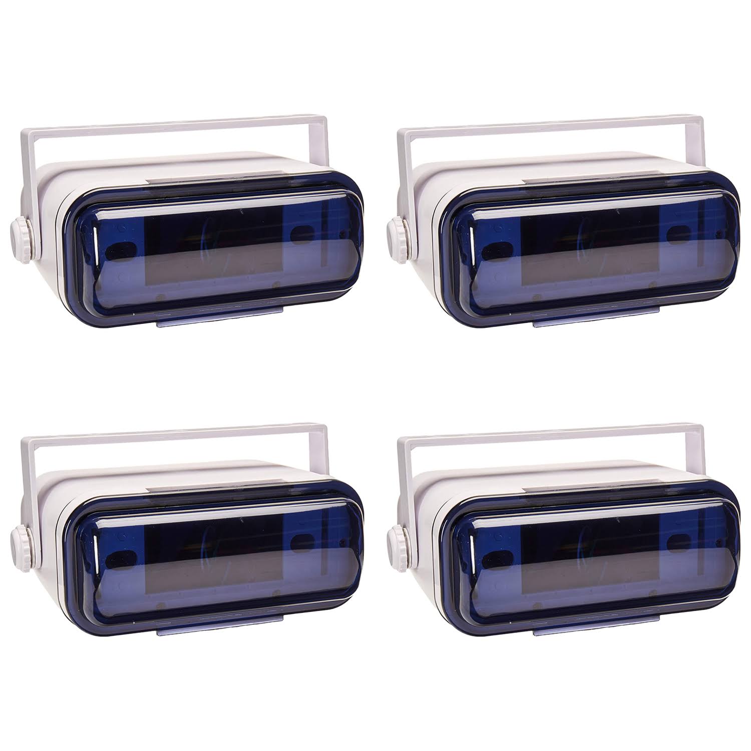 White 4 Pack Waterproof Marine Stereo Radio Housing Case Cover K803
