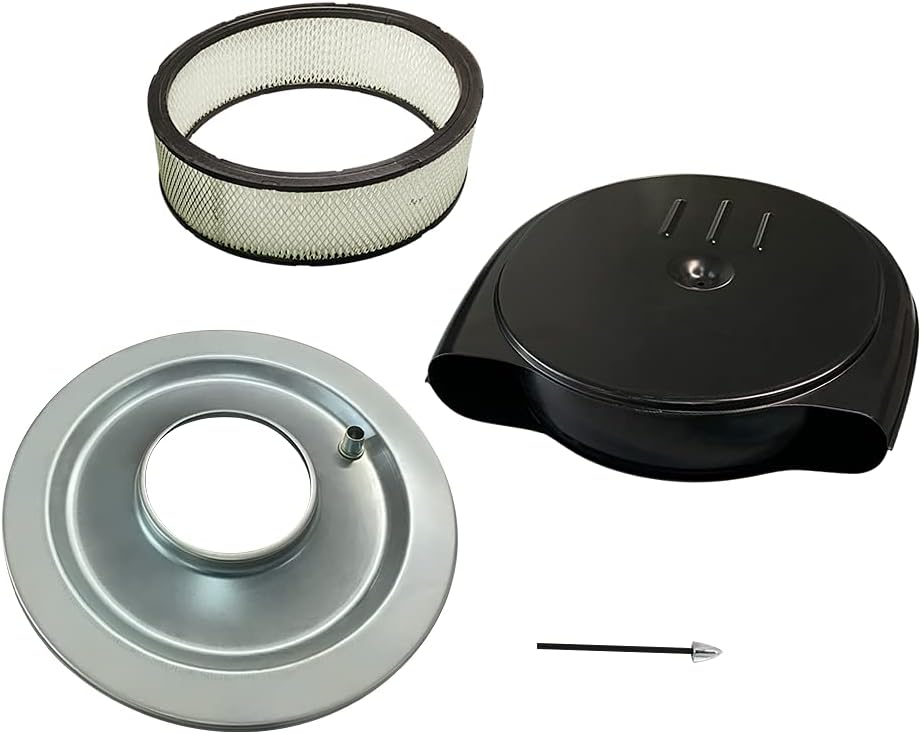 Black Steel Air Cleaner Set P63481