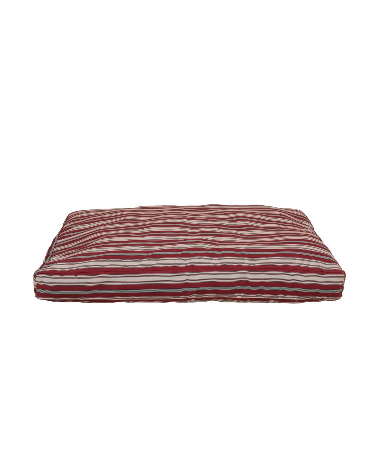 Faux Gusset Pet Bed - Green Stripe Small F661