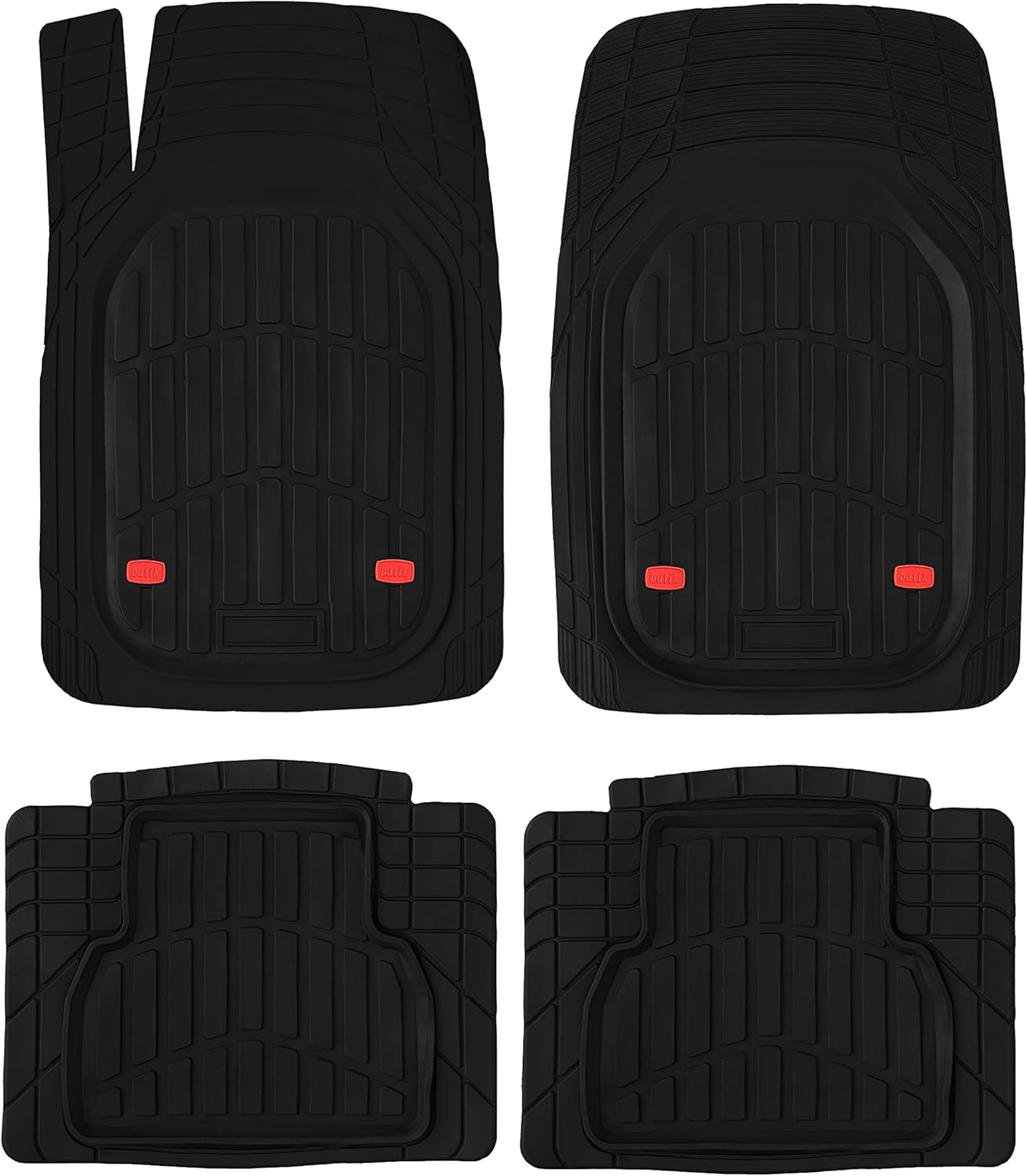 Red SUV Car Automotive Floor Mat 5-Piece Set K108832
