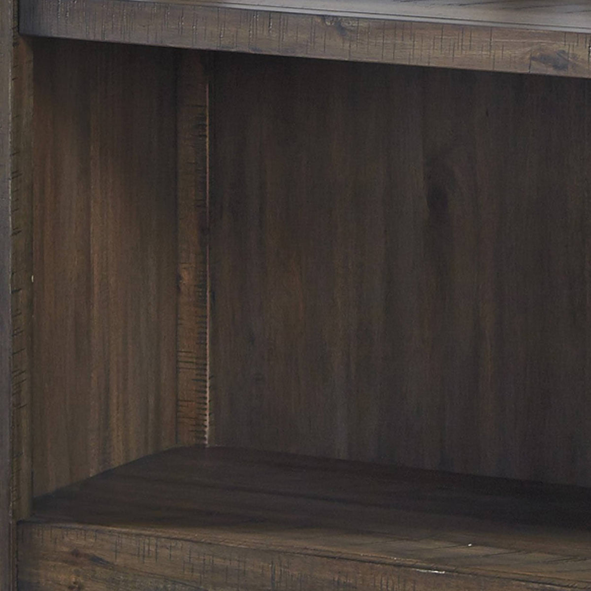 Dark Brown 3 Open Shelves Bookcase X200
