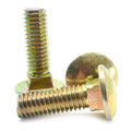 1/2-13 x 6 1/2 Coarse Thread Grade 8 Carriage Bolt Alloy Steel Yellow Zinc Plated Pk 50 D8952