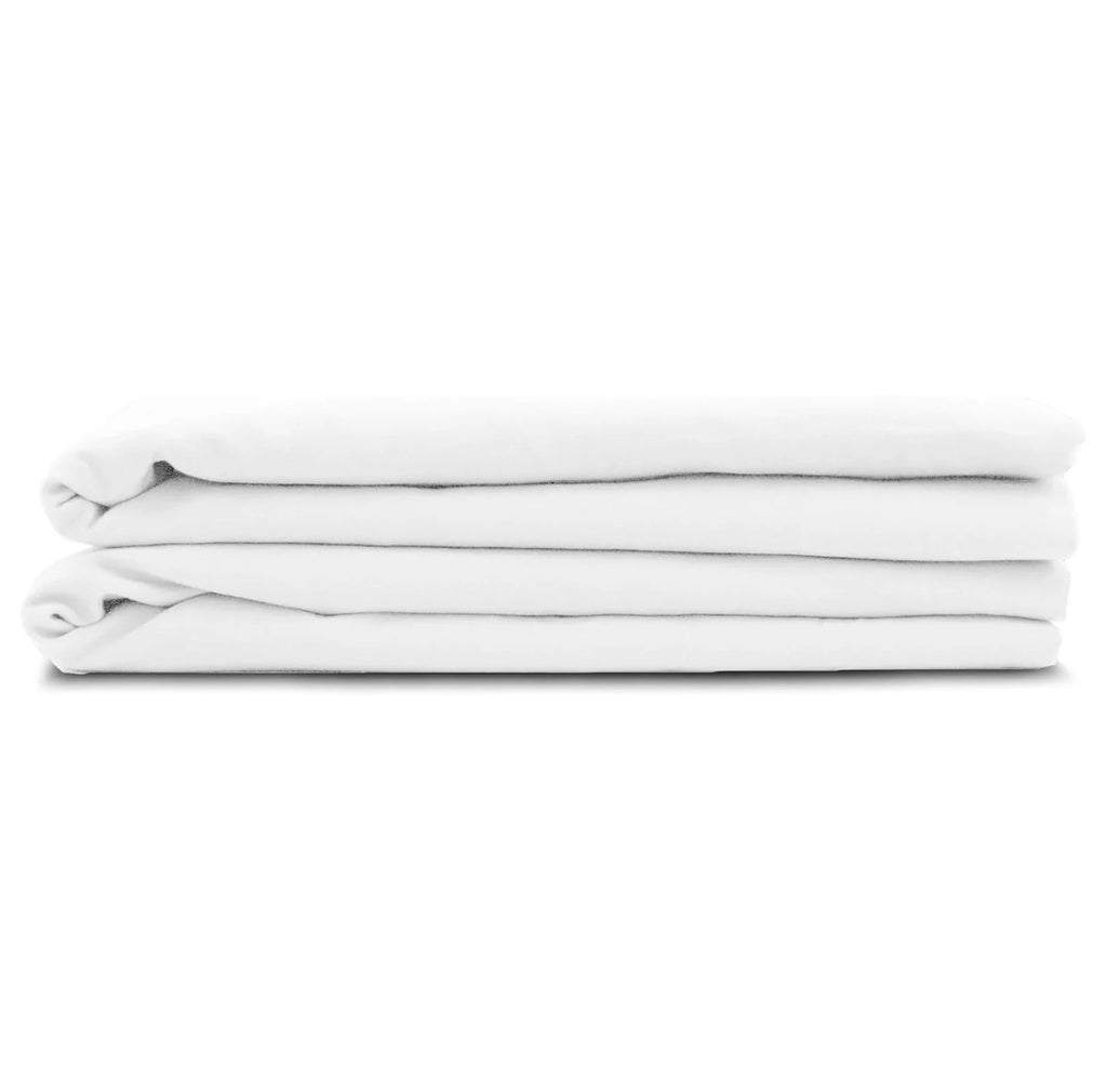 2-Pack Twin Size White Flat Sheets, 66" x 96" Q141654