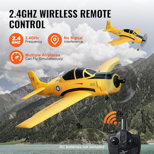 2.4GHZ 4 Channel RC Airplane with 2 Batteries D80087