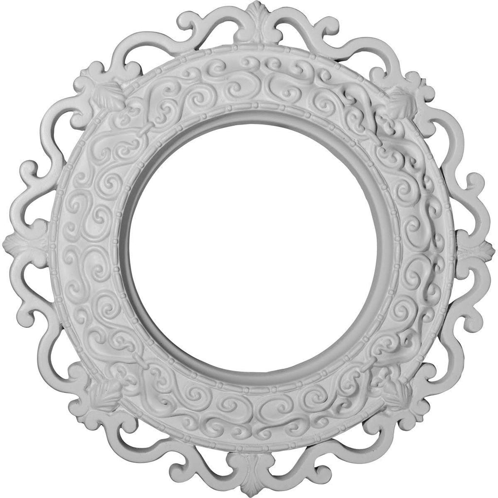 Hand-Painted Americana Crackle Ceiling Medallion N508