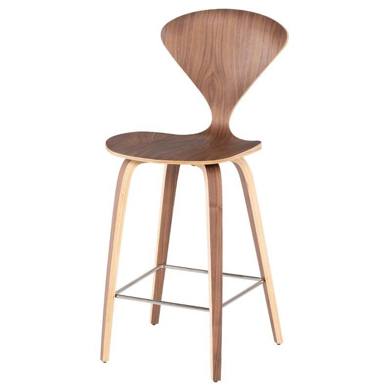Walnut Wood Counter Stool L301477