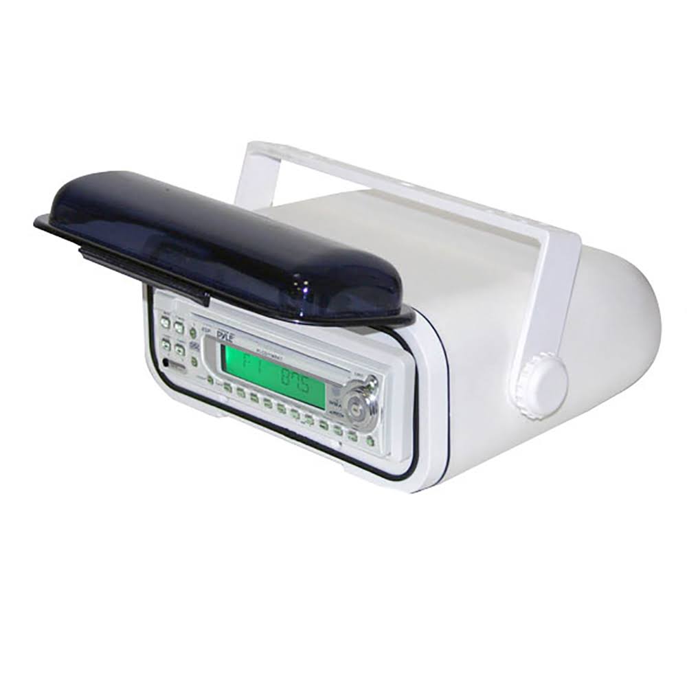 White 4 Pack Waterproof Marine Stereo Radio Housing Case Cover K803