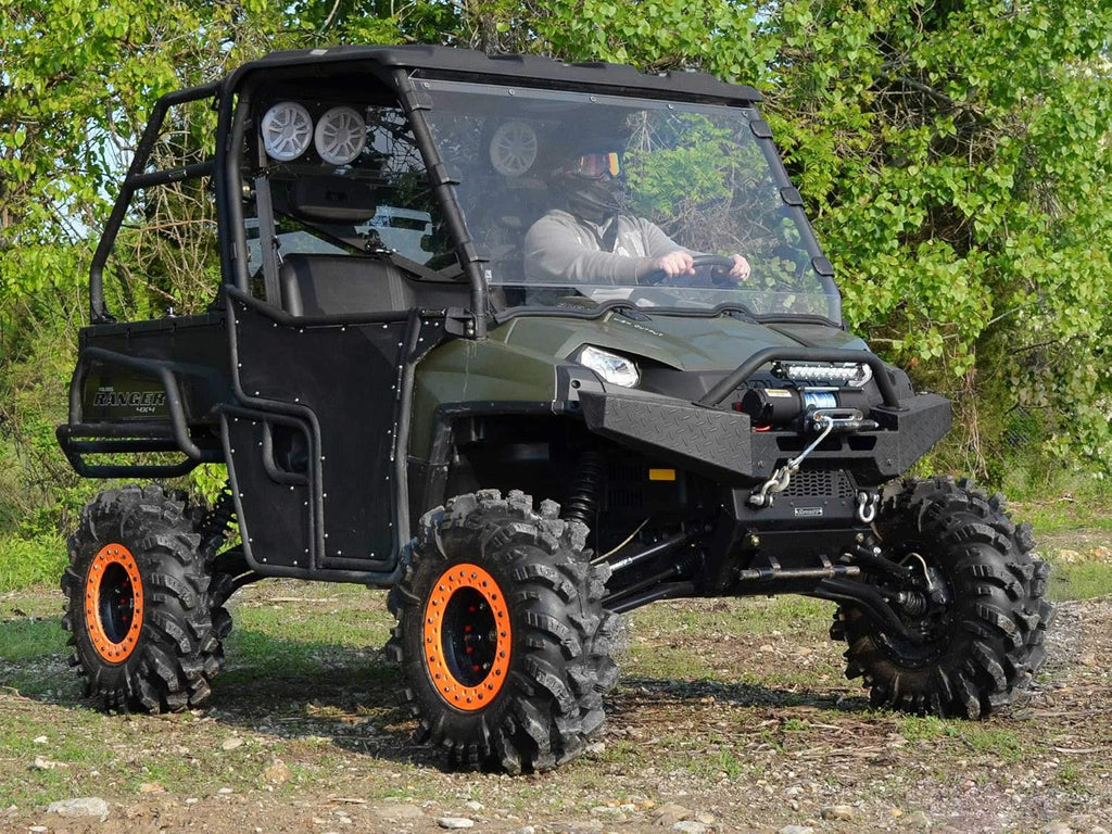 Heavy Duty Full Windshield for Polaris Ranger XP 800 / Ranger Crew / Ranger XP 800 6X6, 1/4 Clear Scratch Resistant Polycarbonate R335537