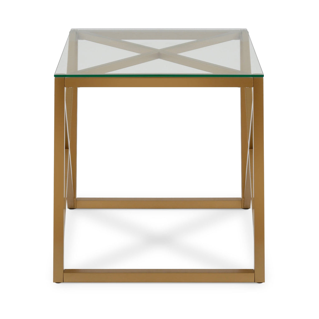 Brass Side Table Q857