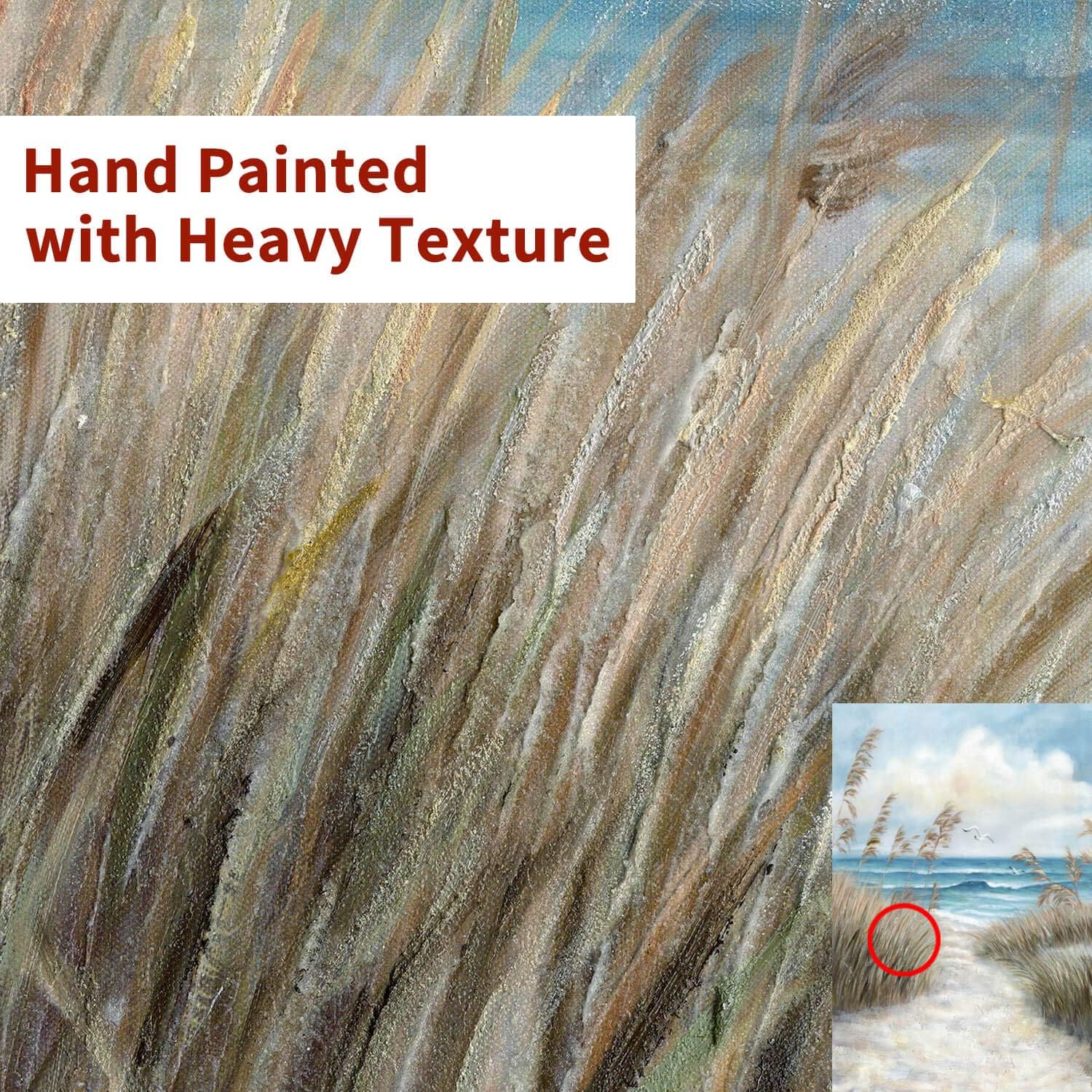 Seascape Canvas Abstract Wall Art Painting G131