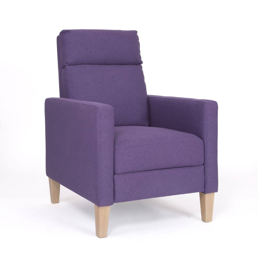 Violet Fabric Recliner Z154