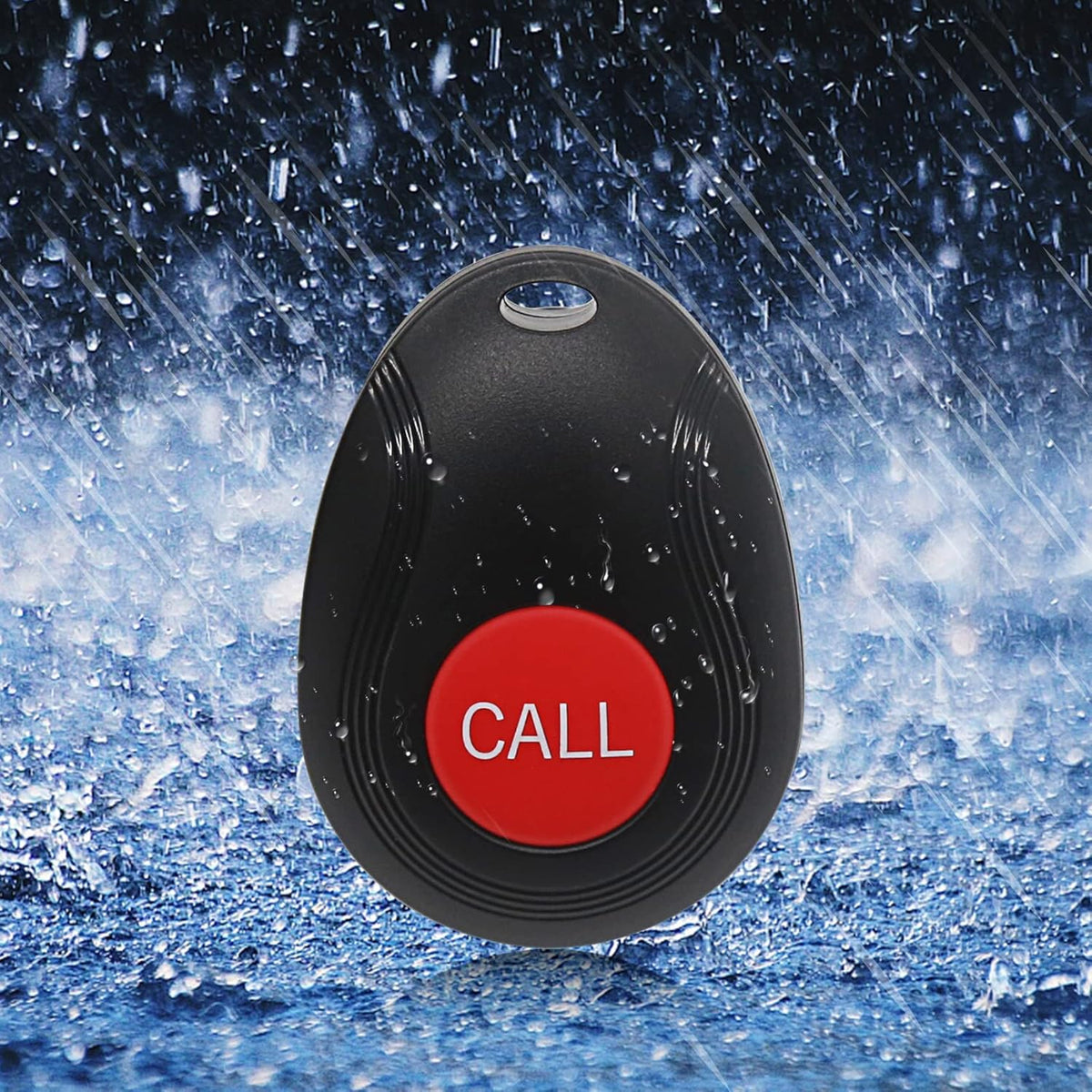 Wireless Call Button System with 2 Number Display Plug-in Receiver 6 Waterproof Transmitters C86521