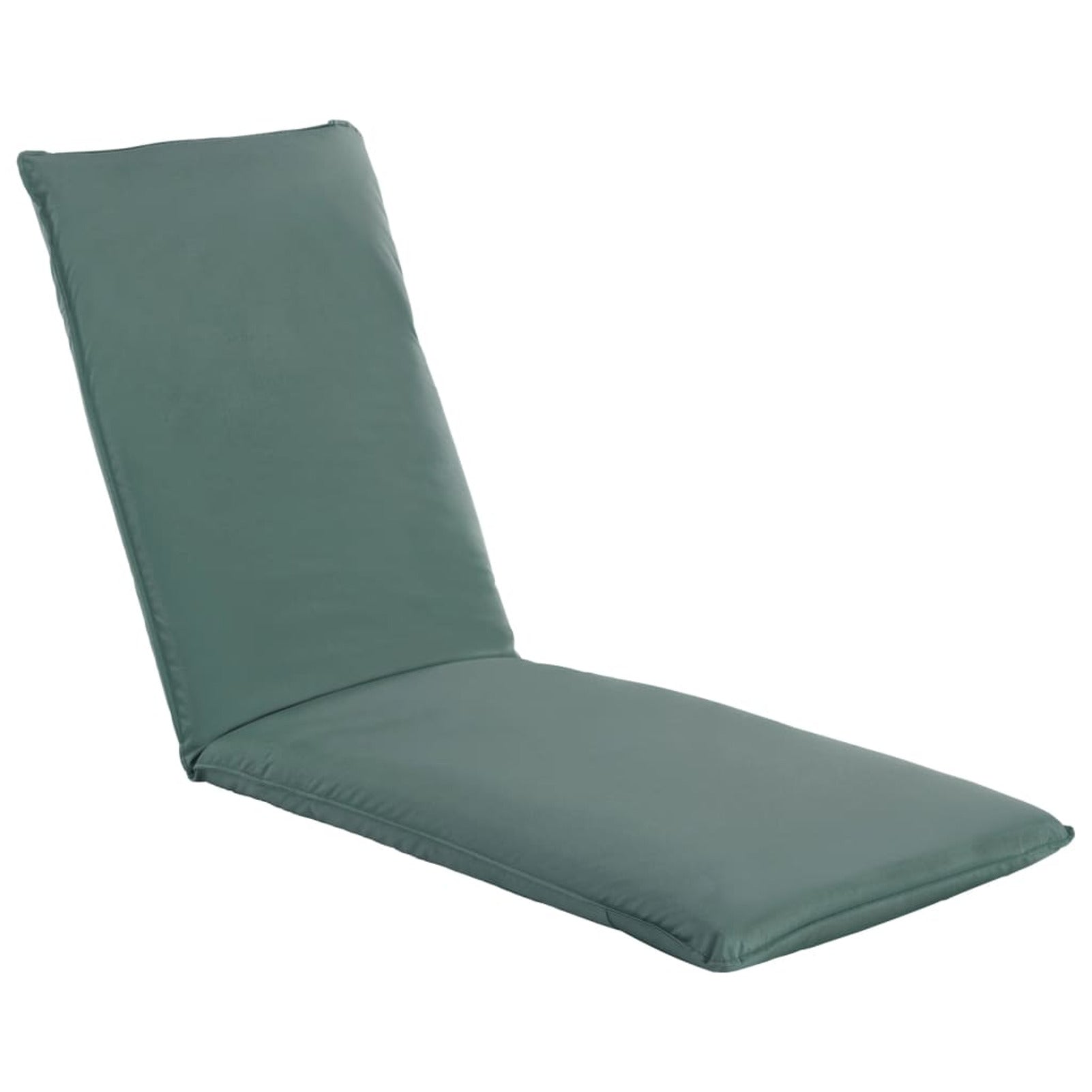 Folding Sun Lounger Oxford Fabric Chaise Lounge Chair Gray T9775