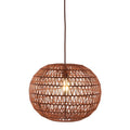 Woven Hemp Rope Pendant Light E29665