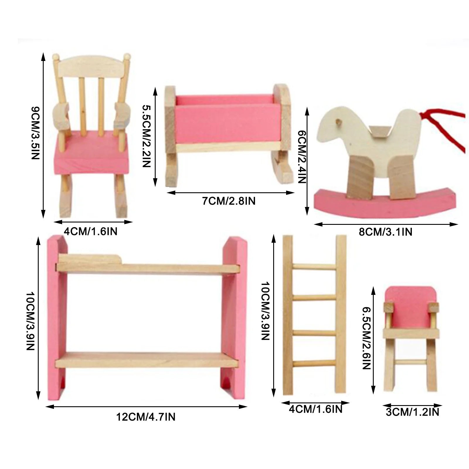 Mini Simulation Doll House Toy Furniture Set P194