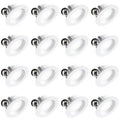 4 inch Dimmable LED Recessed Lights, Crystal White, 16 Pack S794