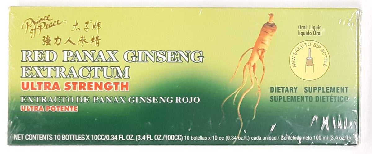 Red Panax Ginseng Extractum, 10 Milliliter, 10 Bottles per Pack, 6 Packs per case H290736
