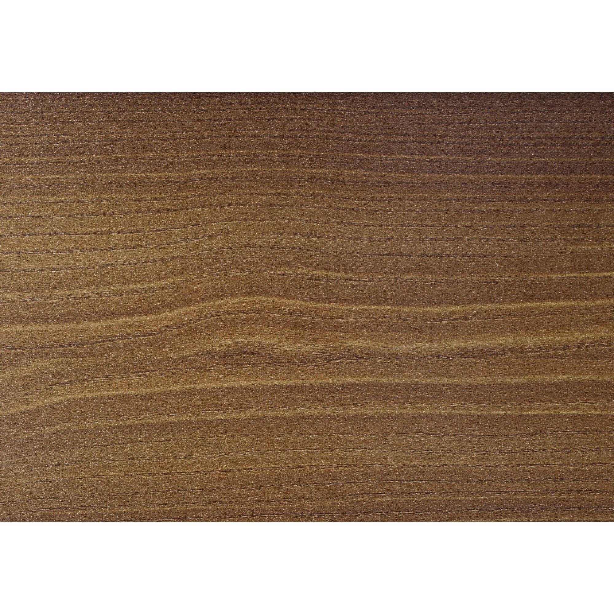 Walnut Black Metal Computer Desk B630449