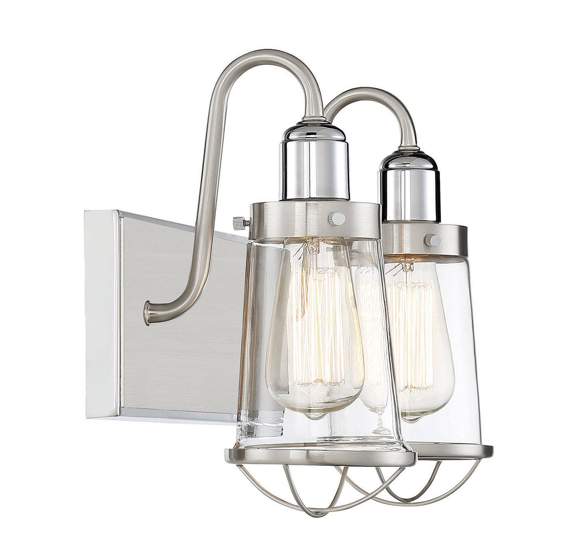 2 Light Bath Bar Satin H710309