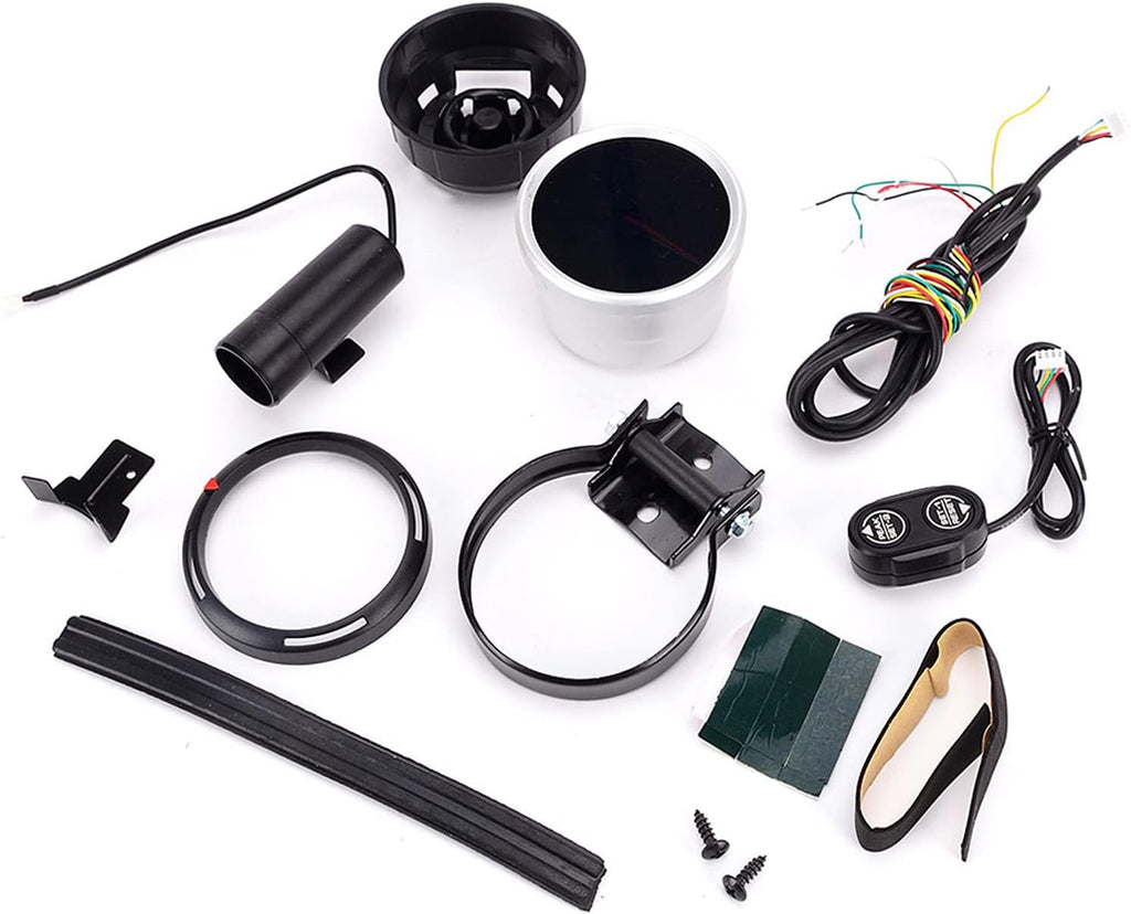3.6 Car Tachometer Gauge Kit with Adjustable Shift Light C77501