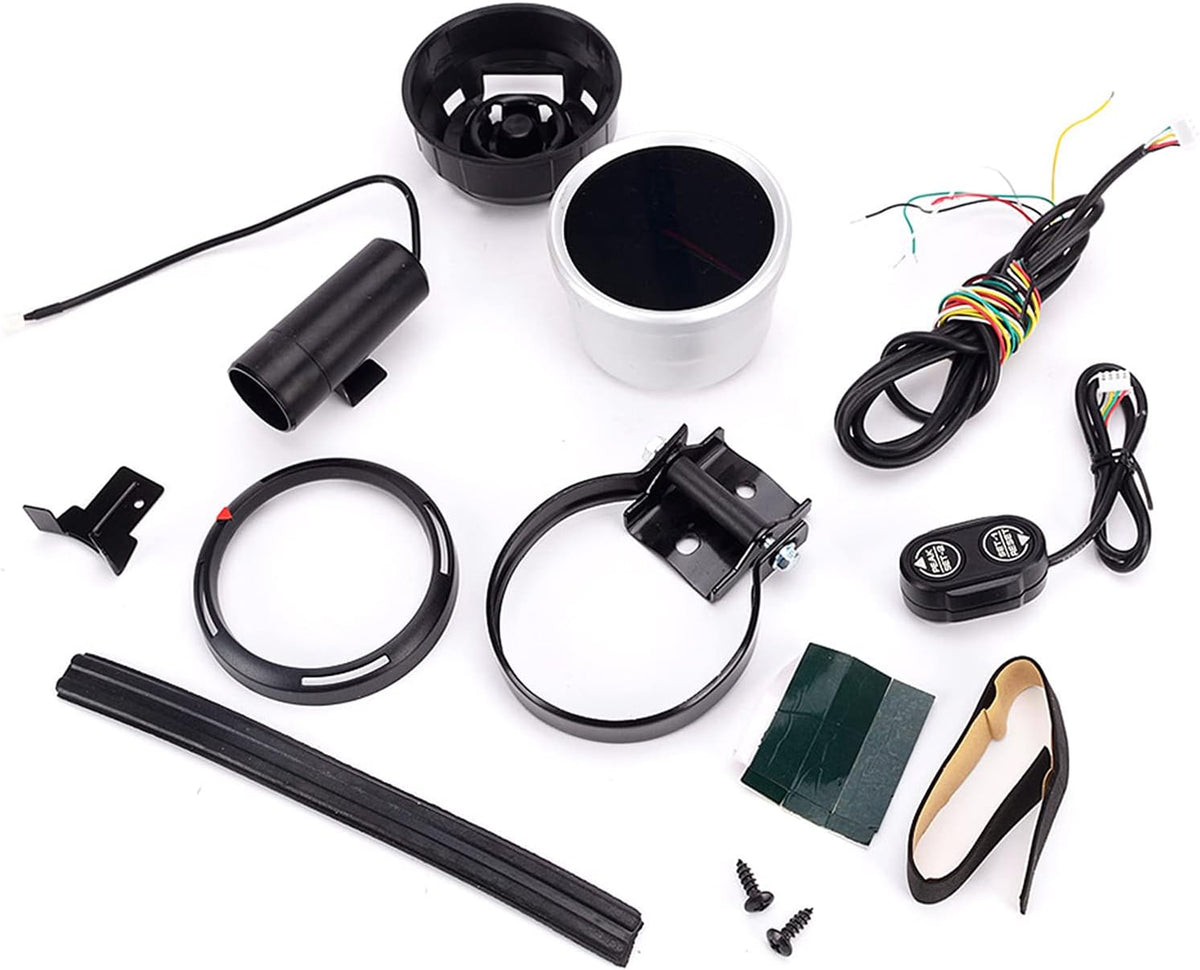 3.6 Car Tachometer Gauge Kit with Adjustable Shift Light C77501
