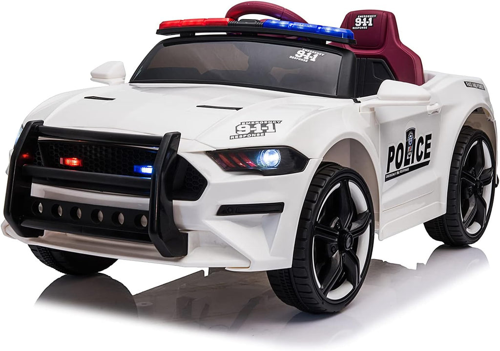 12V Battery Powered Police Ride on Car with Parent Remote Control K844231