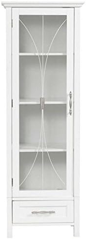 White 1-Door Linen Cabinet L50333