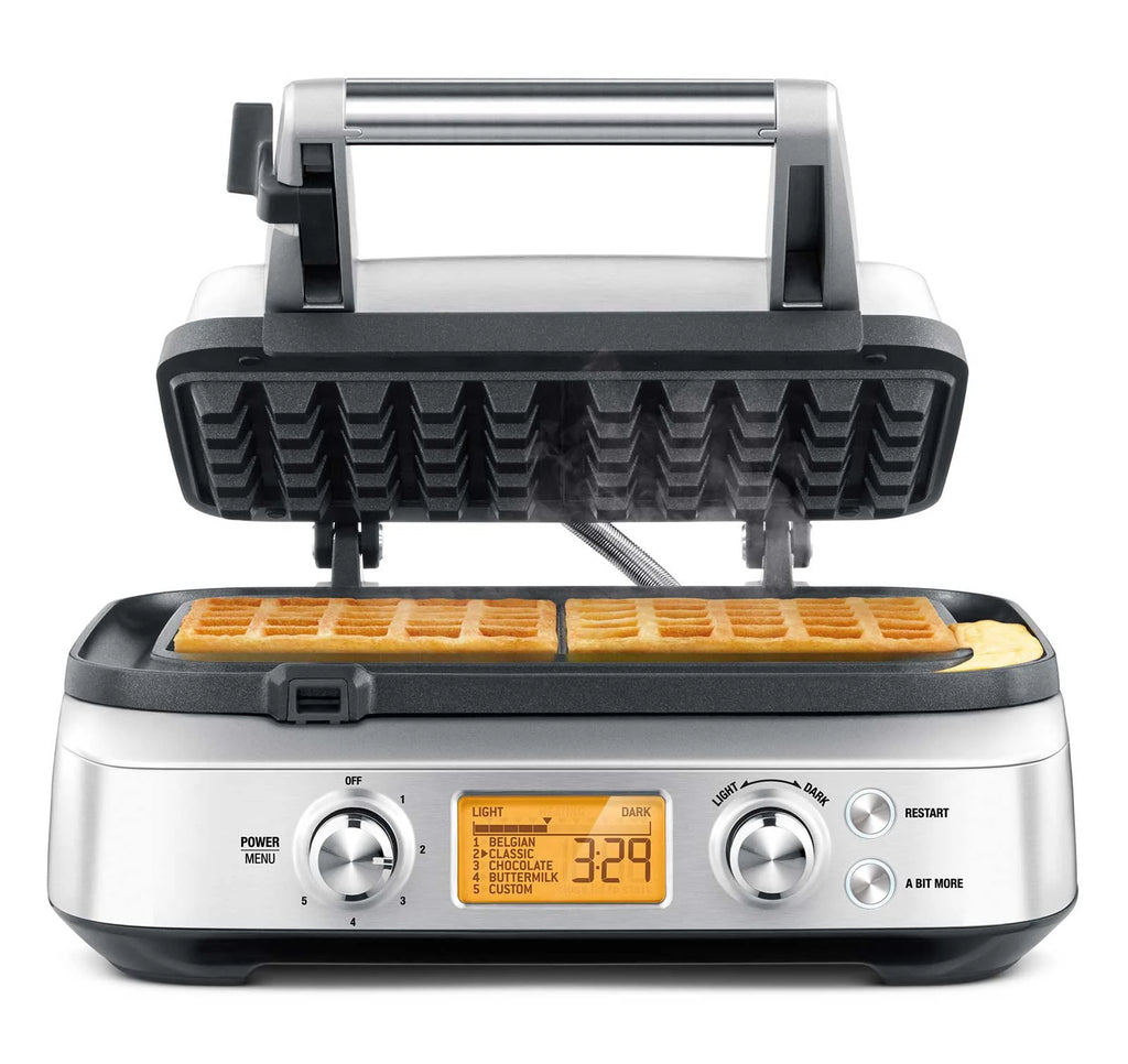 Brushed Stainless Steel 2 Slice Waffle Maker U580693