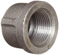Black Malleable Iron Pipe Fitting Cap I629