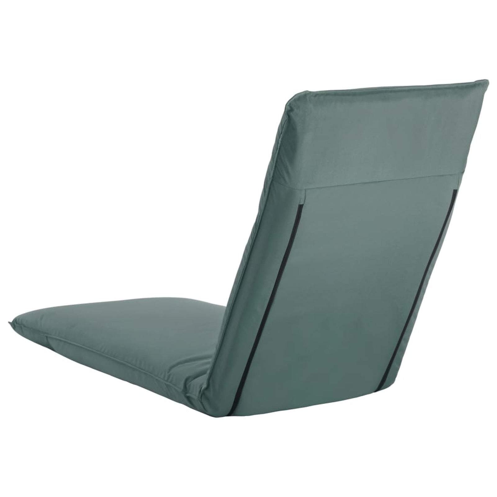 Folding Sun Lounger Oxford Fabric Chaise Lounge Chair Gray T9775