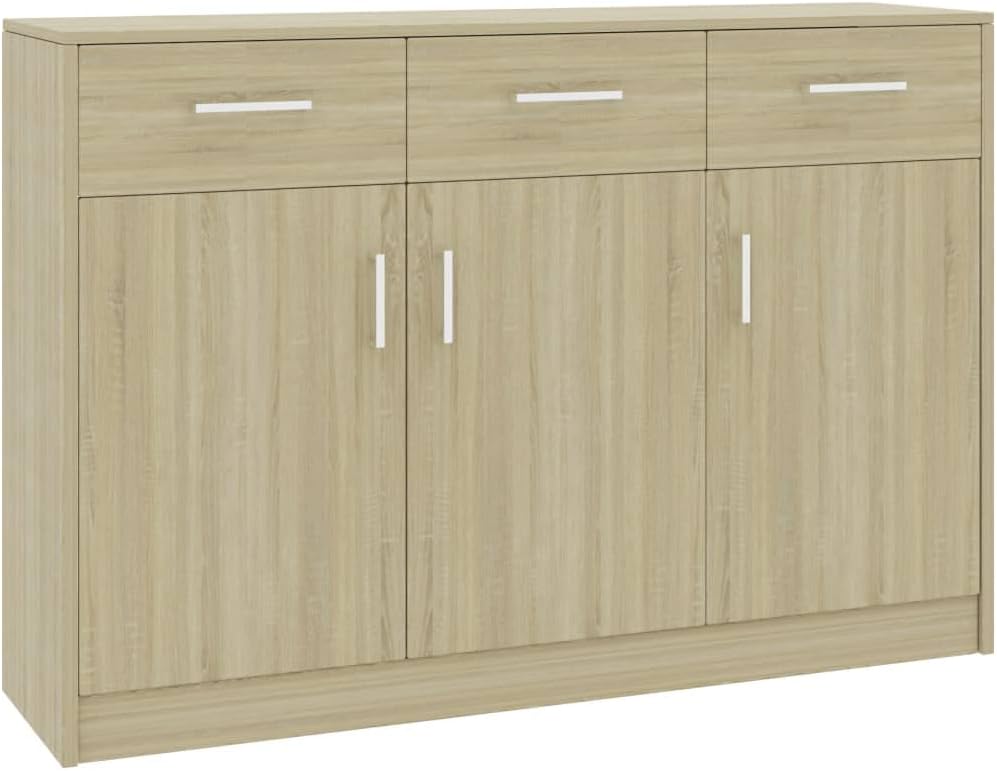 Black Chipboard Sideboard T6492