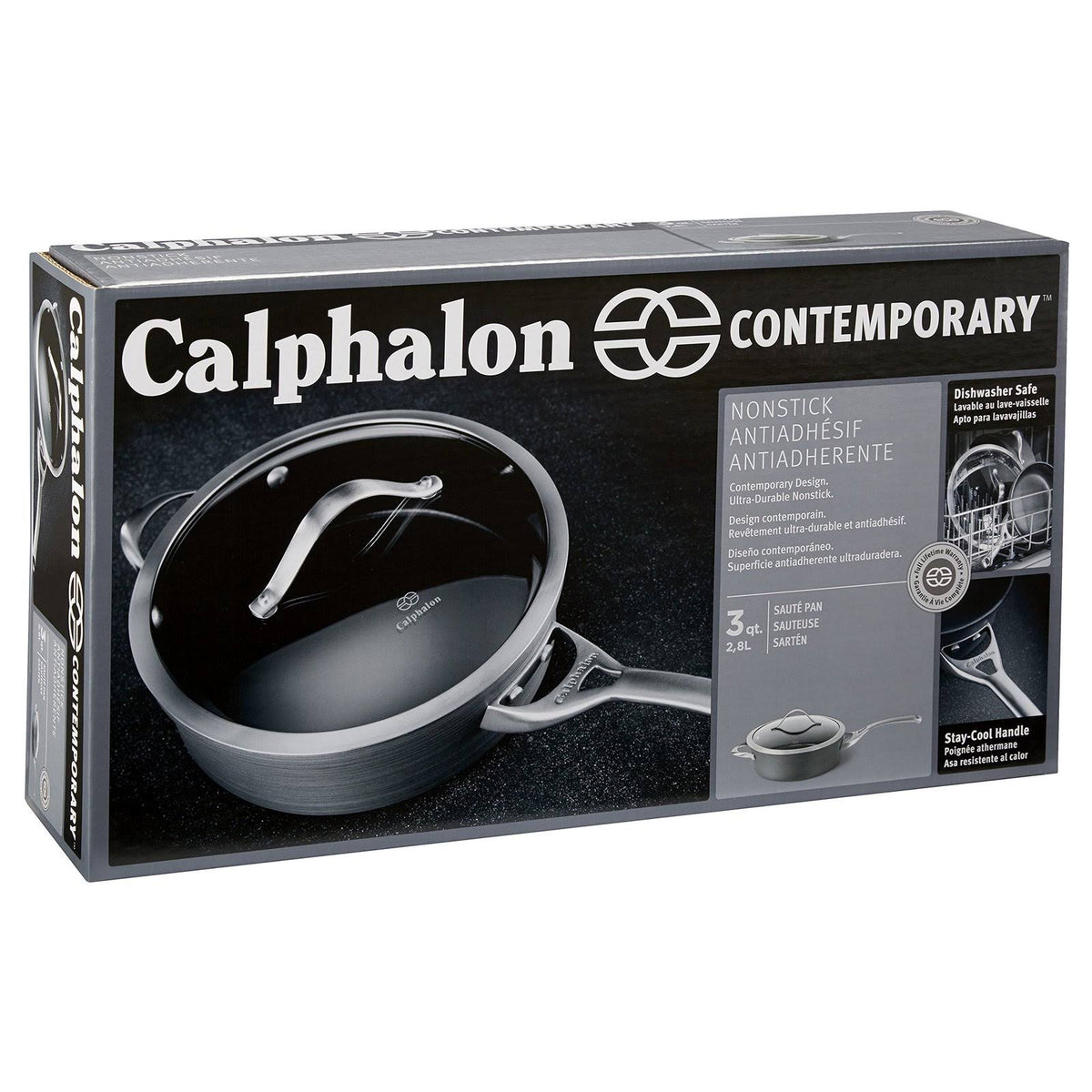 3 Qt Nonstick Covered Saute Pan R4298