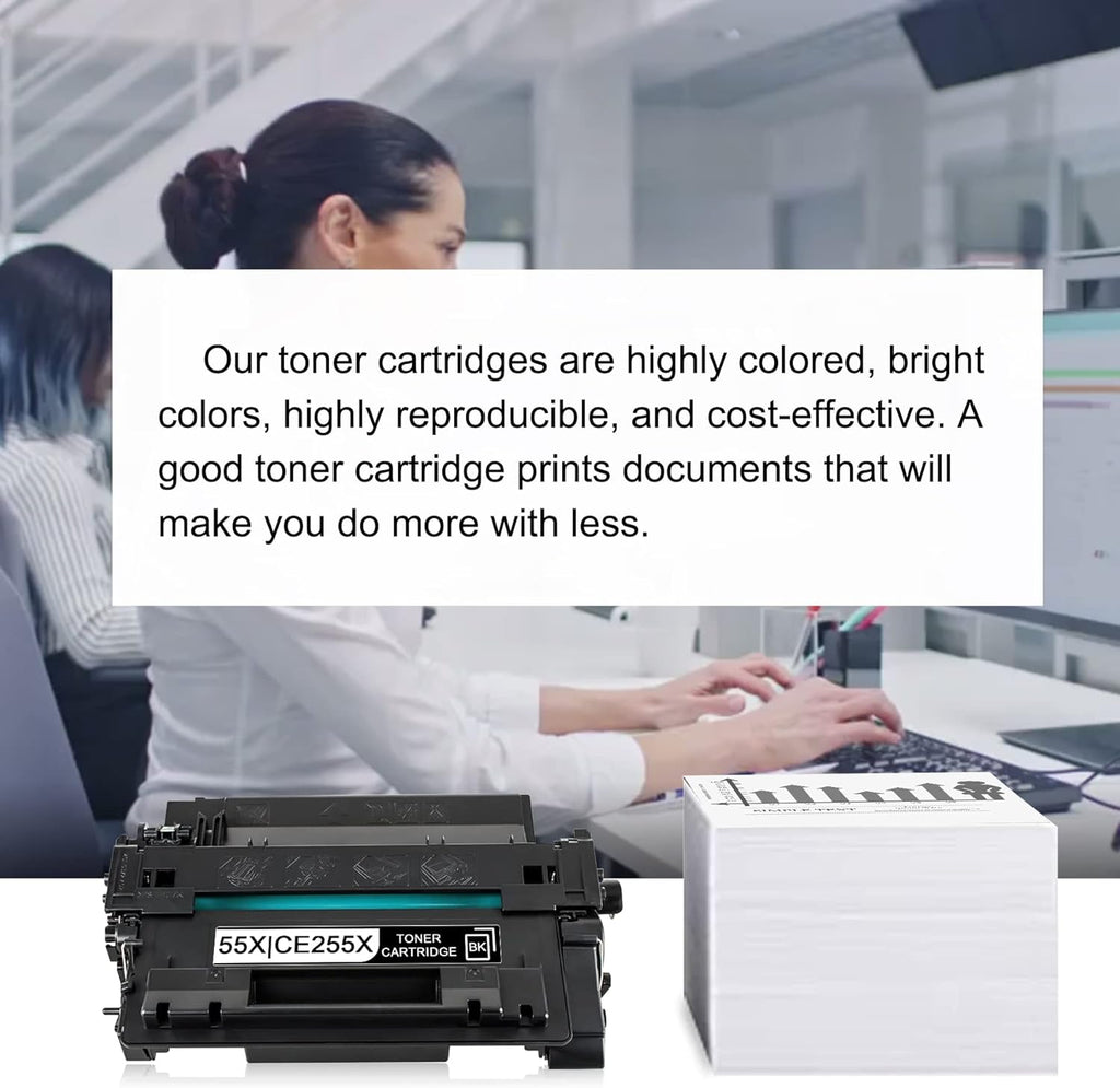 Black High Capacity Toner Cartridge Replacement for HP Printers W28036