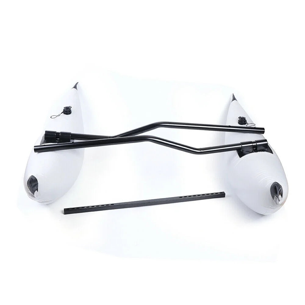 White 2Pcs Inflatable Kayak Outrigger Stabilizer Kit P6691
