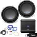 Amplifier and Two 10" Dual 2-Ohm Subwoofers with Wire Kit Y319097