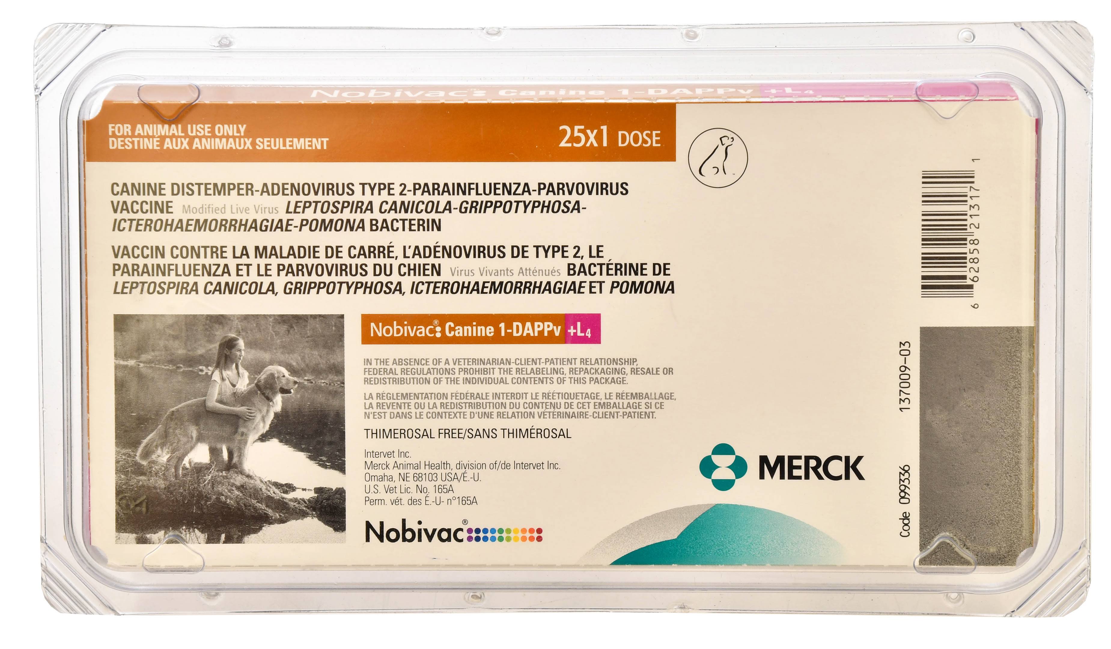 25 Vial x 1 Dose Canine Vaccine C999669