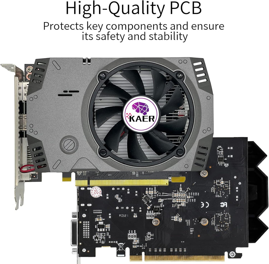 AMD Radeon RX 550 Graphics Card, 4GB, GDDR5, 128 Bit, PCI Express 3.0 X8, DP/HDMI/DVI-D M54286