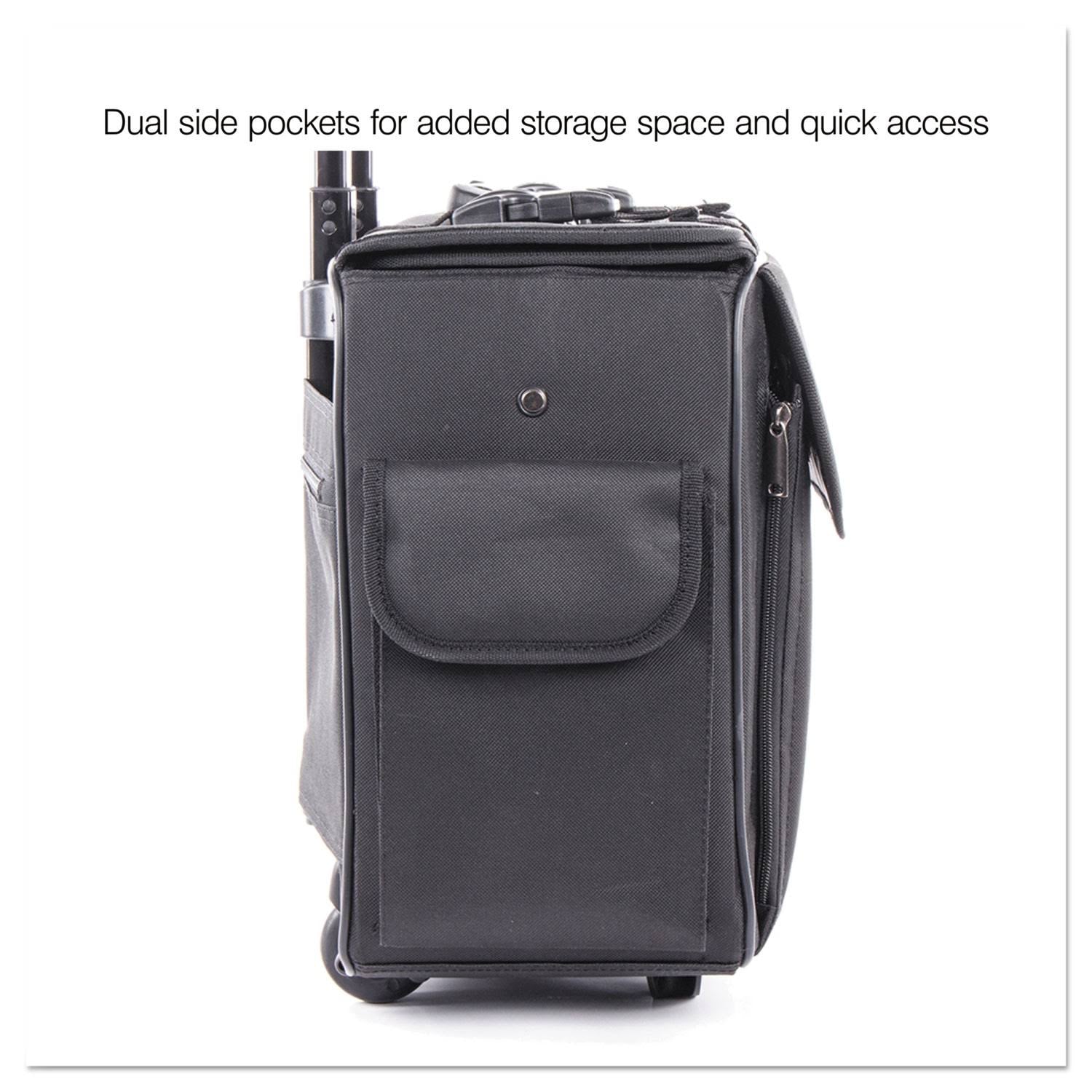 Black Rolling Computer Case F983