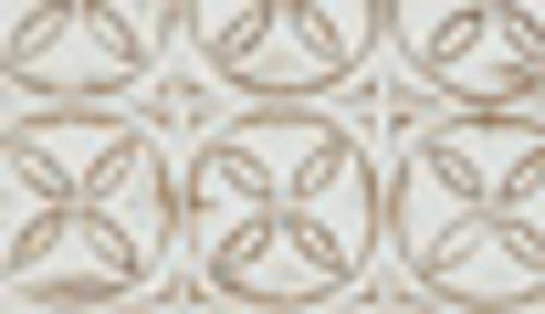 Rectangular White and Beige Wood Wall Decor 16 in. x 48 in. H419