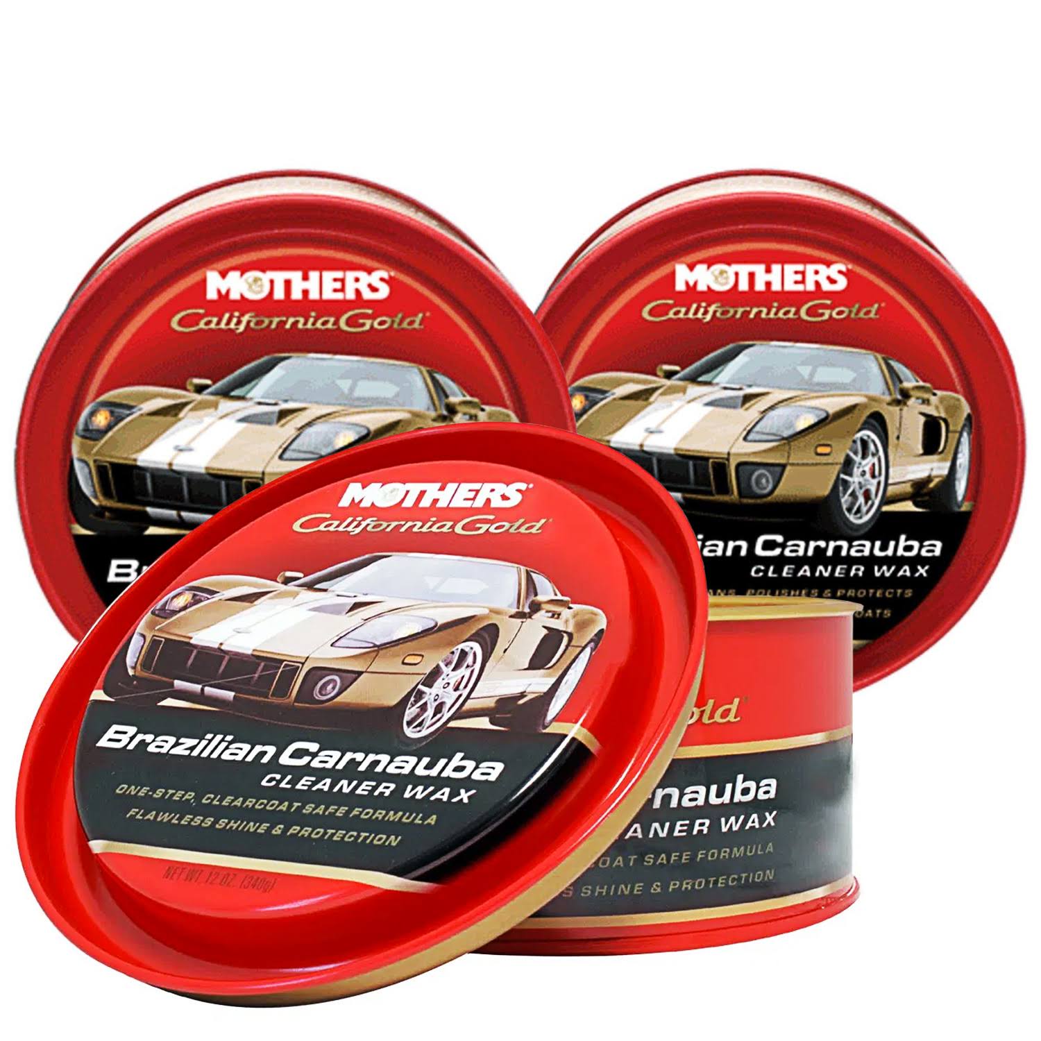 Carnauba Wax 12 oz. Cleaner Wax Paste (3 Pack) D5293