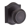 Traditional Privacy Knob with Arch Rose K224