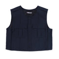 Dark Navy Blue Cotton/Polyester Vest Carrier E289423