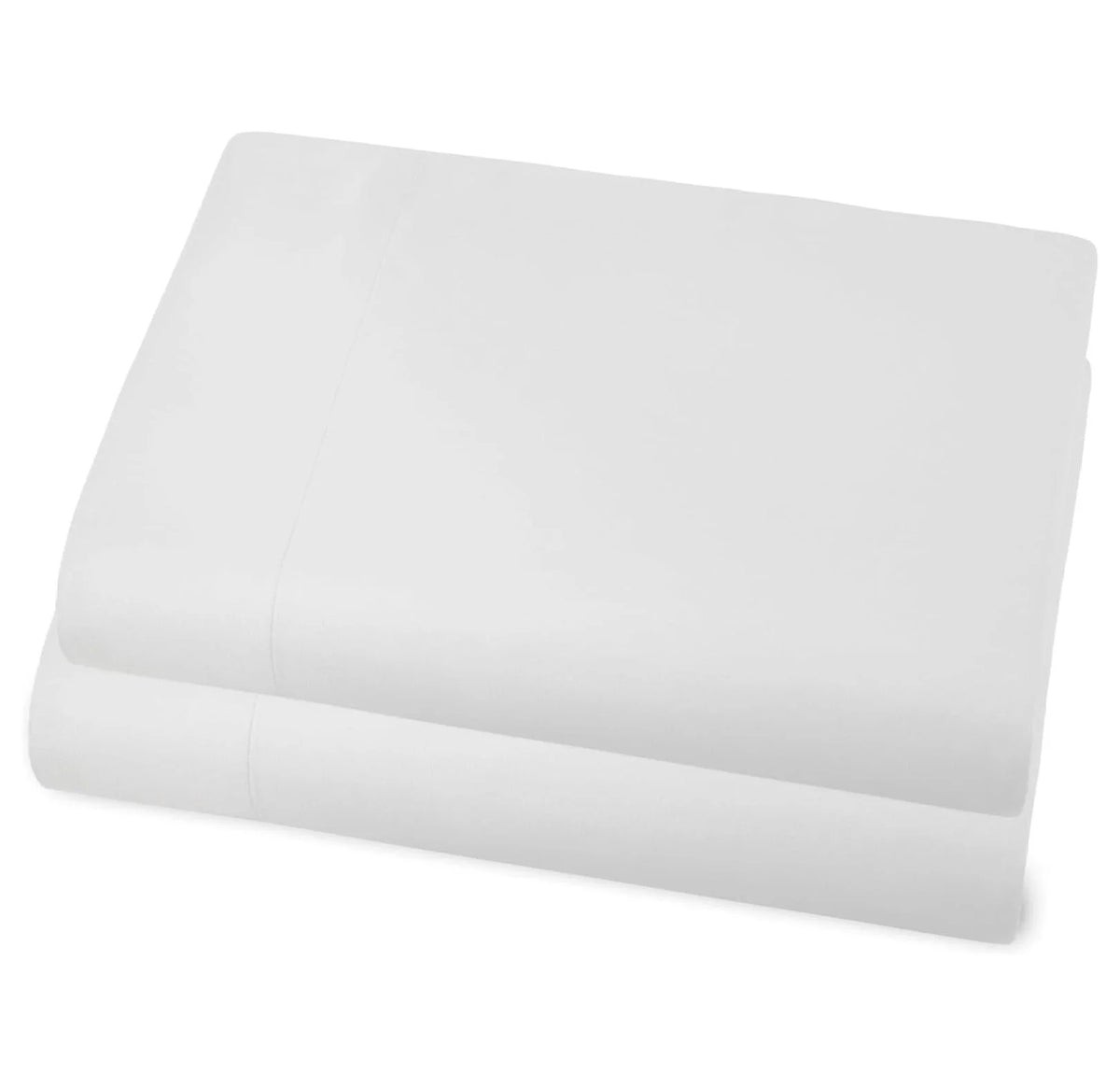 2-Pack Twin Size White Flat Sheets, 66" x 96" Q141654