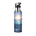 Stainless Steel Insulated Thermos Vacuum Flask Water Bottle with Straw Lid Y7312